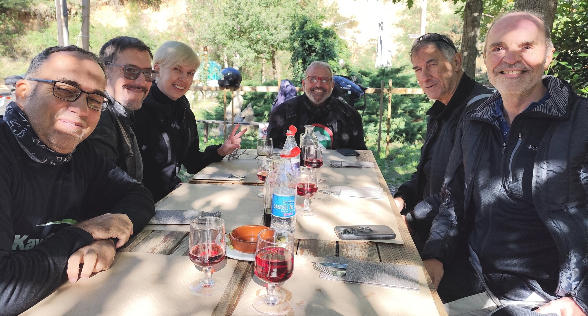 Volta a Guilleries, Osor, Banyoles, Santa Pau, Garrotxa, Montseny i Torrentbó. 400Km 