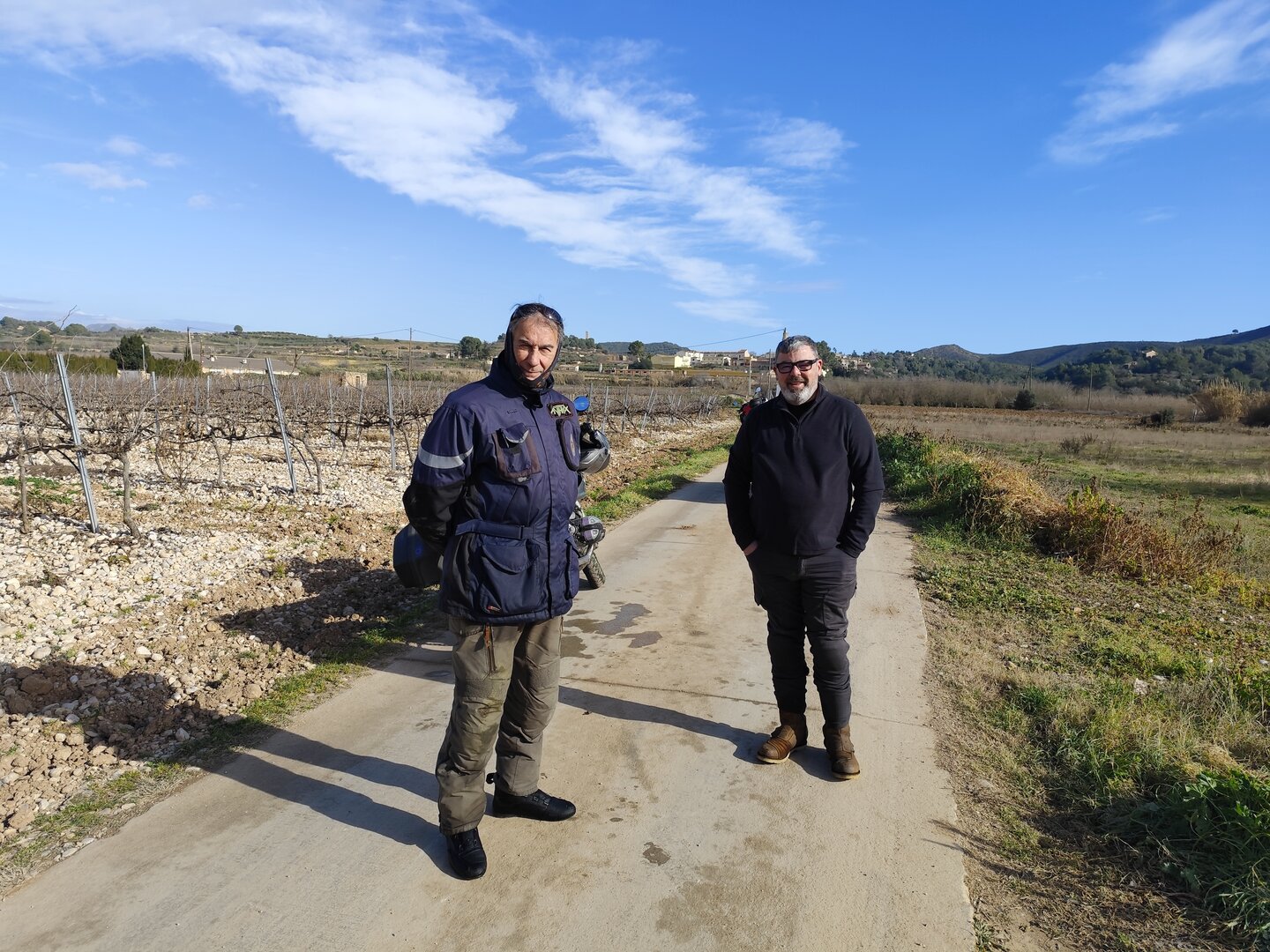 Volta motorista a les muntanyes de Prades, 385Km. Dc.2025-01-22