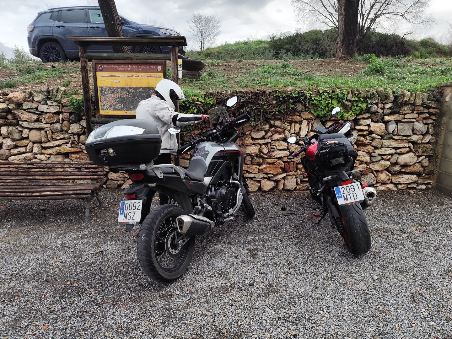 Volta motorista al Montmell. Aiguaviva, Querol, Brufaganya, El Catllar, Creixell 465Km Ds.2025-03-22